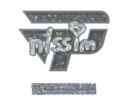 Sticker | n1ssim (Glitter) | Copenhagen 2024 Sticker | n1ssim (Glitter) | Copenhagen 2024
