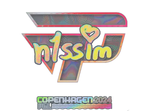 Sticker | n1ssim (Holo) | Copenhagen 2024 Sticker | n1ssim (Holo) | Copenhagen 2024