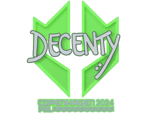 Sticker | decenty | Copenhagen 2024 Sticker | decenty | Copenhagen 2024
