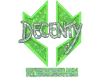 Sticker | decenty (Glitter) | Copenhagen 2024