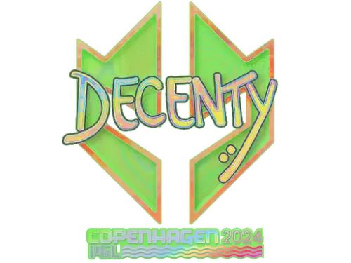 Sticker | decenty (Holo) | Copenhagen 2024