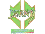 Sticker | decenty (Holo) | Copenhagen 2024