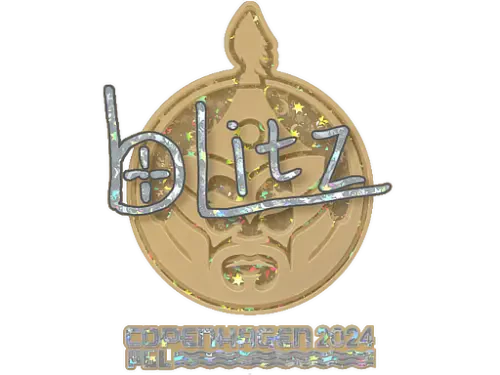 Sticker | bLitz (Glitter) | Copenhagen 2024 Sticker | bLitz (Glitter) | Copenhagen 2024