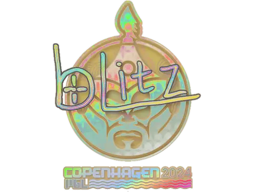 Sticker | bLitz (Holo) | Copenhagen 2024 Sticker | bLitz (Holo) | Copenhagen 2024