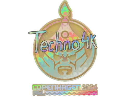 Sticker | Techno4K (Holo) | Copenhagen 2024