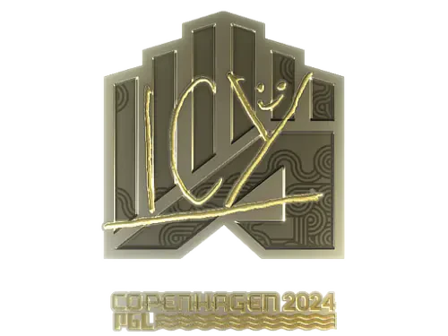 Sticker | ICY (Gold) | Copenhagen 2024