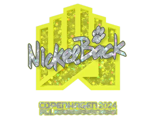 Sticker | NickelBack (Glitter) | Copenhagen 2024