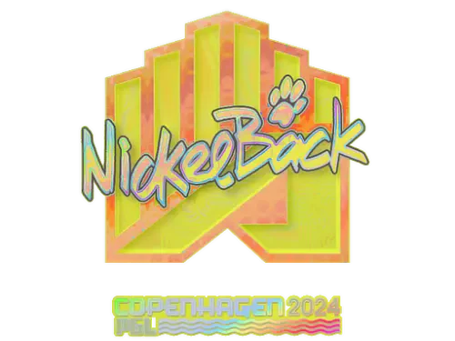 Sticker | NickelBack (Holo) | Copenhagen 2024 Sticker | NickelBack (Holo) | Copenhagen 2024