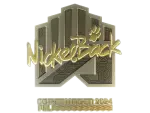 Sticker | NickelBack (Gold) | Copenhagen 2024