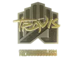Sticker | TRAVIS (Gold) | Copenhagen 2024