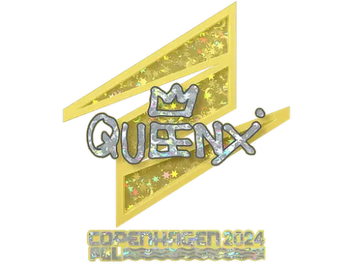 Sticker | Queenix (Glitter) | Copenhagen 2024 Sticker | Queenix (Glitter) | Copenhagen 2024