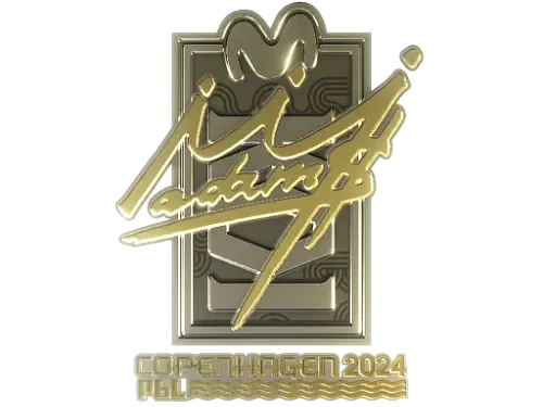 Sticker | adamS (Gold) | Copenhagen 2024