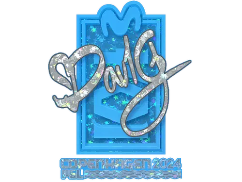 Sticker | dav1g (Glitter) | Copenhagen 2024 Sticker | dav1g (Glitter) | Copenhagen 2024