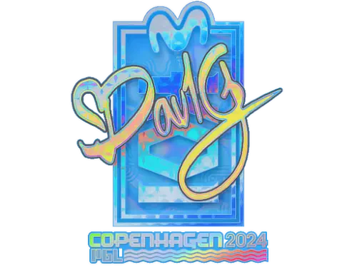 Sticker | dav1g (Holo) | Copenhagen 2024