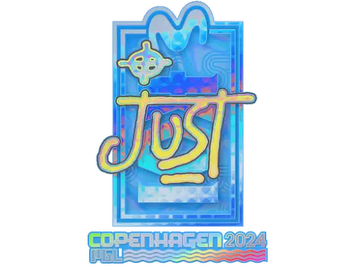 Sticker | JUST (Holo) | Copenhagen 2024 Sticker | JUST (Holo) | Copenhagen 2024