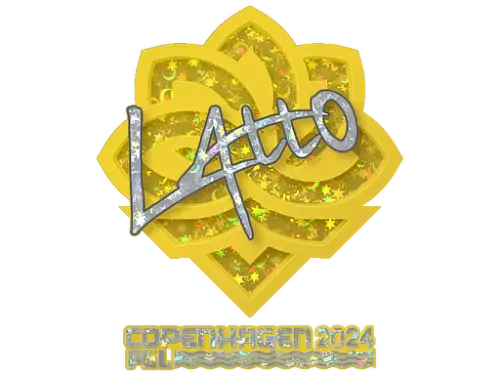 Sticker | latto (Glitter) | Copenhagen 2024 Sticker | latto (Glitter) | Copenhagen 2024