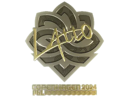 Sticker | latto (Gold) | Copenhagen 2024 Sticker | latto (Gold) | Copenhagen 2024