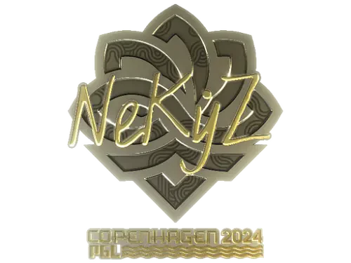 Sticker | NEKiZ (Gold) | Copenhagen 2024 Sticker | NEKiZ (Gold) | Copenhagen 2024