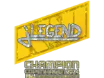 Sticker | jL (Glitter, Champion) | Copenhagen 2024