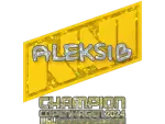 Sticker | Aleksib (Glitter, Champion) | Copenhagen 2024