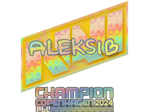 Sticker | Aleksib (Holo, Champion) | Copenhagen 2024 Sticker | Aleksib (Holo, Champion) | Copenhagen 2024
