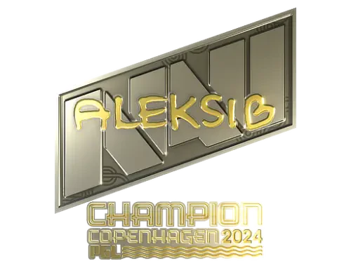 Sticker | Aleksib (Gold, Champion) | Copenhagen 2024 Sticker | Aleksib (Gold, Champion) | Copenhagen 2024
