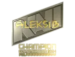 Sticker | Aleksib (Gold, Champion) | Copenhagen 2024