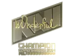 Sticker | w0nderful (Gold, Champion) | Copenhagen 2024