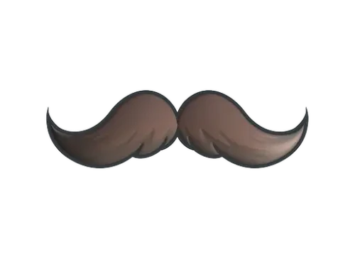 Sticker | Mustachio (Foil) Sticker | Mustachio (Foil)