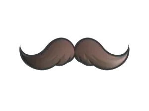 Sticker | Mustachio (Foil)
