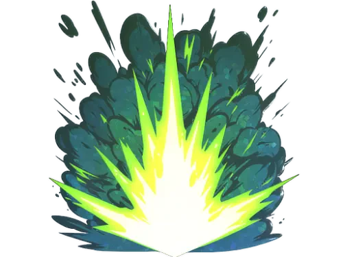 Sticker | Boom Detonation (Glitter)