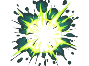 Sticker | Boom Epicenter (Glitter)