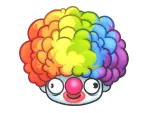 Sticker | Clown Wig