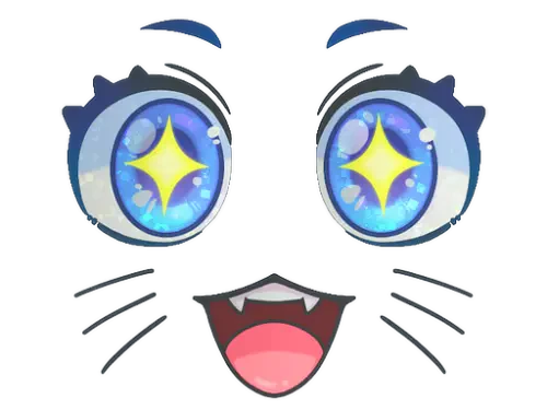 Sticker | Kawaii Eyes (Glitter)