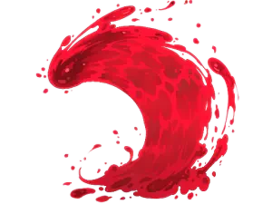 Sticker | Ruby Wave (Lenticular)