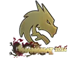 Sticker | Team Spirit (Gold) | Shanghai 2024