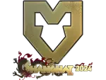 Sticker | MOUZ (Gold) | Shanghai 2024