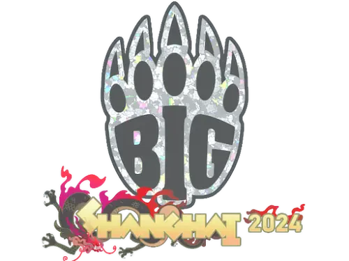 Sticker | BIG (Glitter) | Shanghai 2024