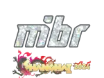 Sticker | MIBR (Glitter) | Shanghai 2024
