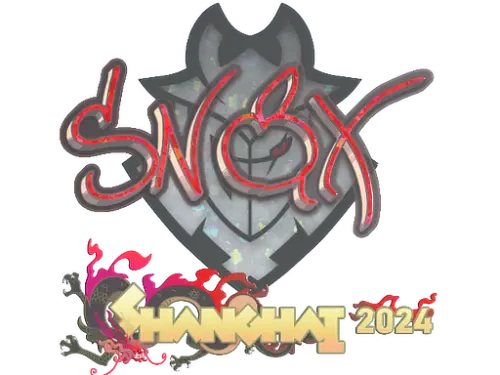 Sticker | Snax (Glitter) | Shanghai 2024