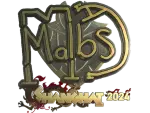 Sticker | malbsMd (Gold) | Shanghai 2024