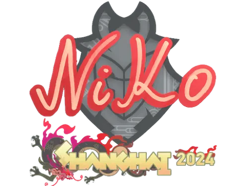 Sticker | NiKo | Shanghai 2024 Sticker | NiKo | Shanghai 2024