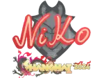 Sticker | NiKo | Shanghai 2024