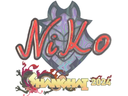 Sticker | NiKo (Holo) | Shanghai 2024 Sticker | NiKo (Holo) | Shanghai 2024