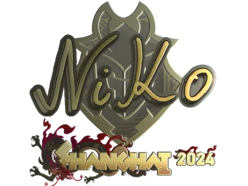 Sticker | NiKo (Gold) | Shanghai 2024