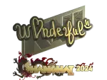 Sticker | w0nderful (Gold) | Shanghai 2024