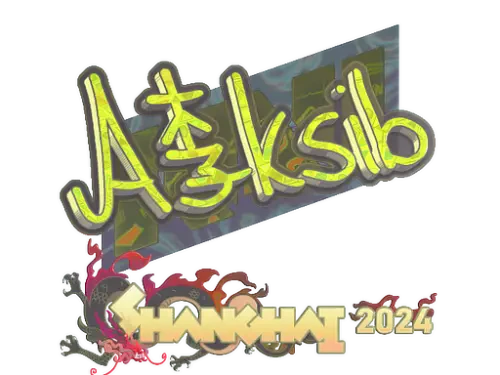 Sticker | Aleksib (Holo) | Shanghai 2024 Sticker | Aleksib (Holo) | Shanghai 2024