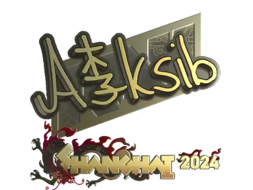 Sticker | Aleksib (Gold) | Shanghai 2024