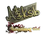 Sticker | Aleksib (Gold) | Shanghai 2024