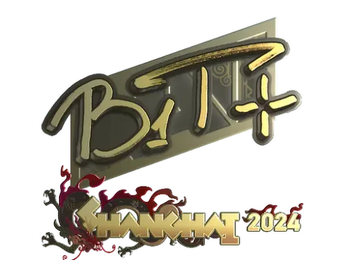Sticker | b1t (Gold) | Shanghai 2024